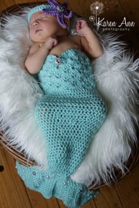 Image 2 of Newborn Mermaid Outfit (MADE TO ORDER)