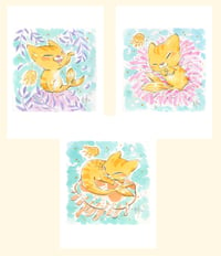 The Little Purrmaid 3-pack 5 x 7" prints