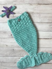 Image 3 of Newborn Mermaid Outfit (MADE TO ORDER)