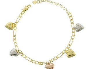 Heart Dangle Anklet