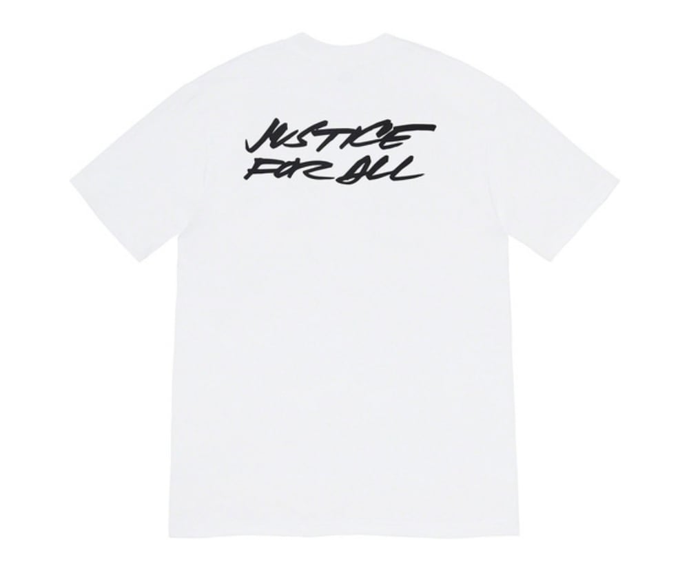 Supreme Futura Logo Tee White | Sheffield Rubber