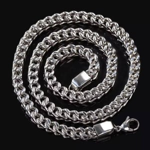 Mens Thick 26in Silver Chain 