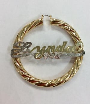 3in Jumbo Nameplate Hoops