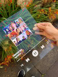 glass spotify plaque 