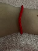 Red protection bracelet