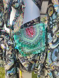 Image 18 of Pefkos co ord sarong set Jade and Gold