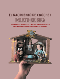 Image 1 of Rifa del Nacimiento a crochet 🎟️