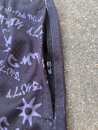 Image 3 of “Great Minds Think Alike” Mesh Short Black Design