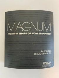 Image 1 of Kohler 1980s Magnum Parts & Service Manual