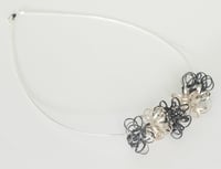 Image 2 of Ribbon Necklace (5 spheres)