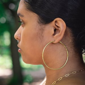 Image of STAY GOLD EVERYDAY HOOPS