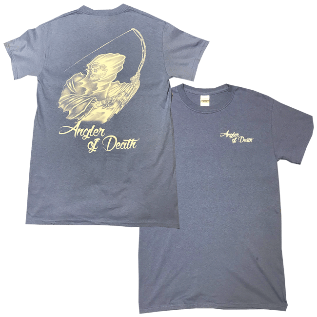 Angler of Death - Reaper (Front and Back) (Carolina Blue)