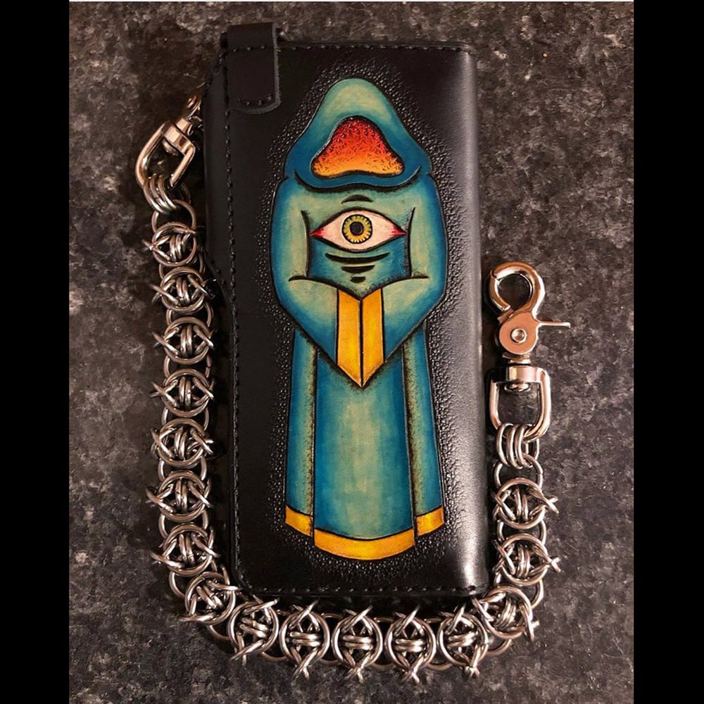 “Lucille” Stainless Wallet Chain