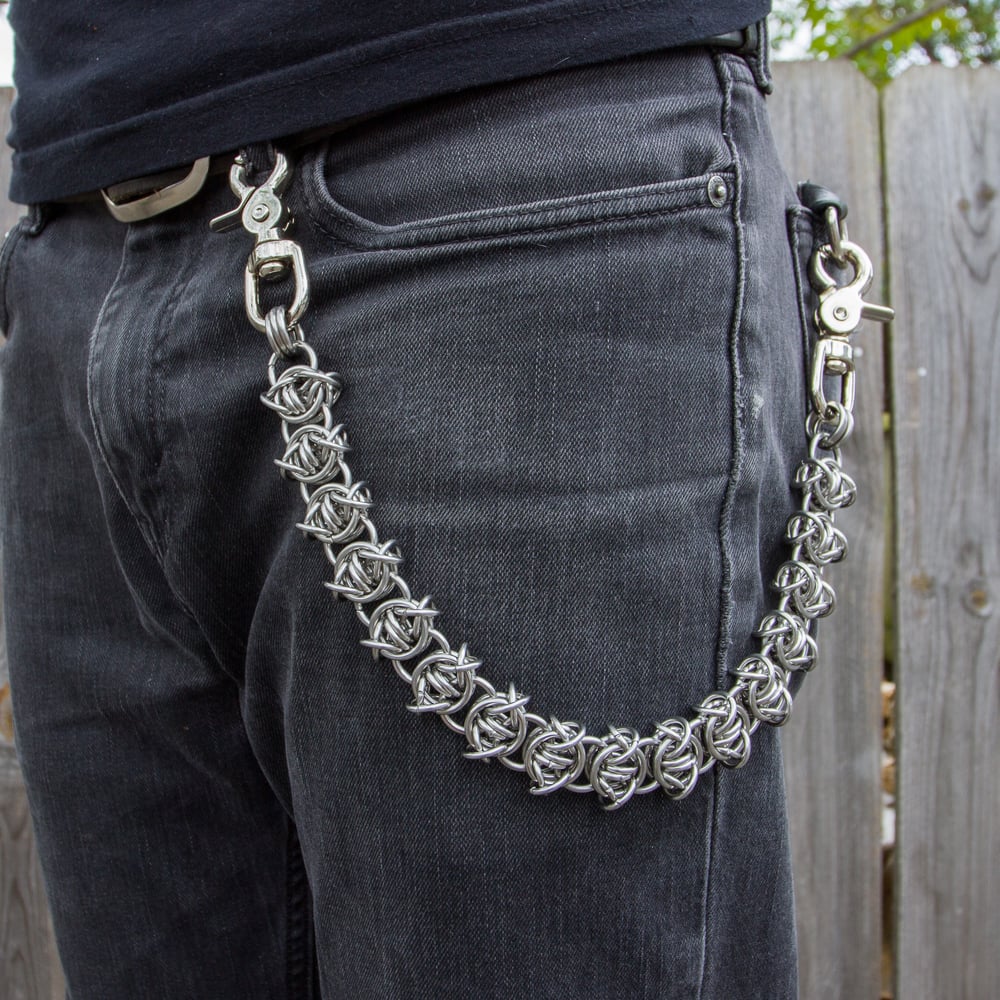 “Lucille” Stainless Wallet Chain