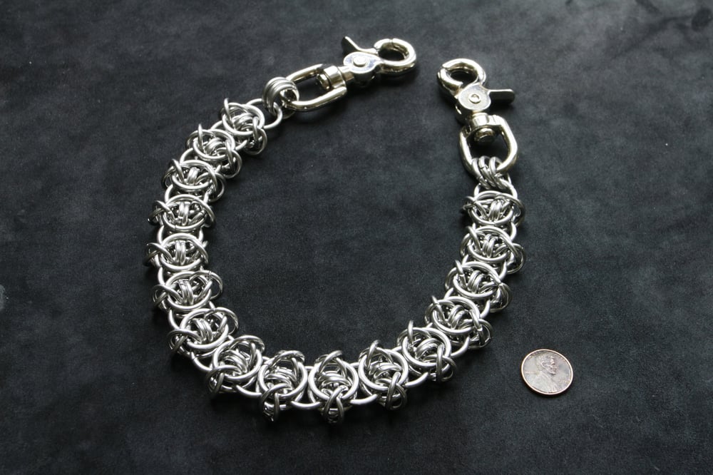 “Lucille” Stainless Wallet Chain