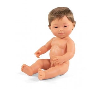 Image of Miniland Doll - Caucasian Boy with Down Syndrome