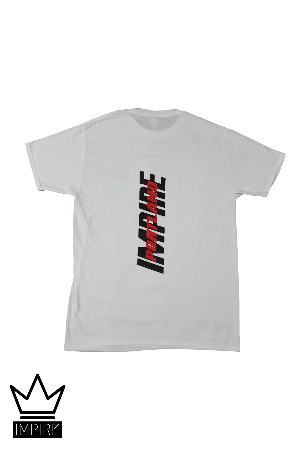 Image of IMP/PDX T-SHIRT (WHITE/RED/BLACK)