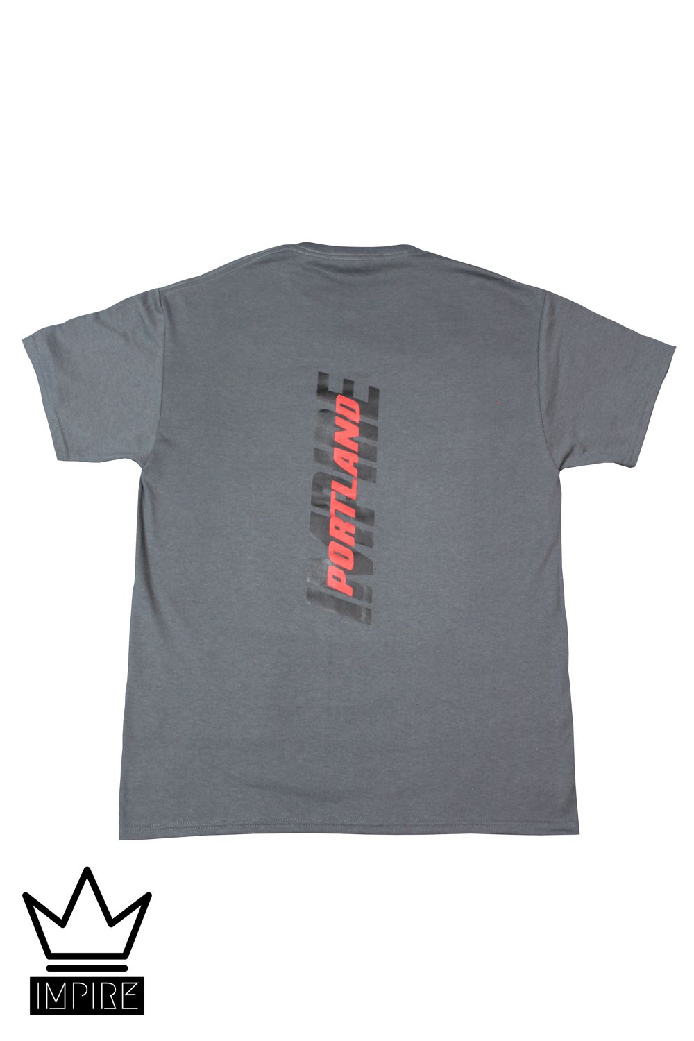 Image of IMP/PDX T-SHIRT (GREY/RED/BLACK)