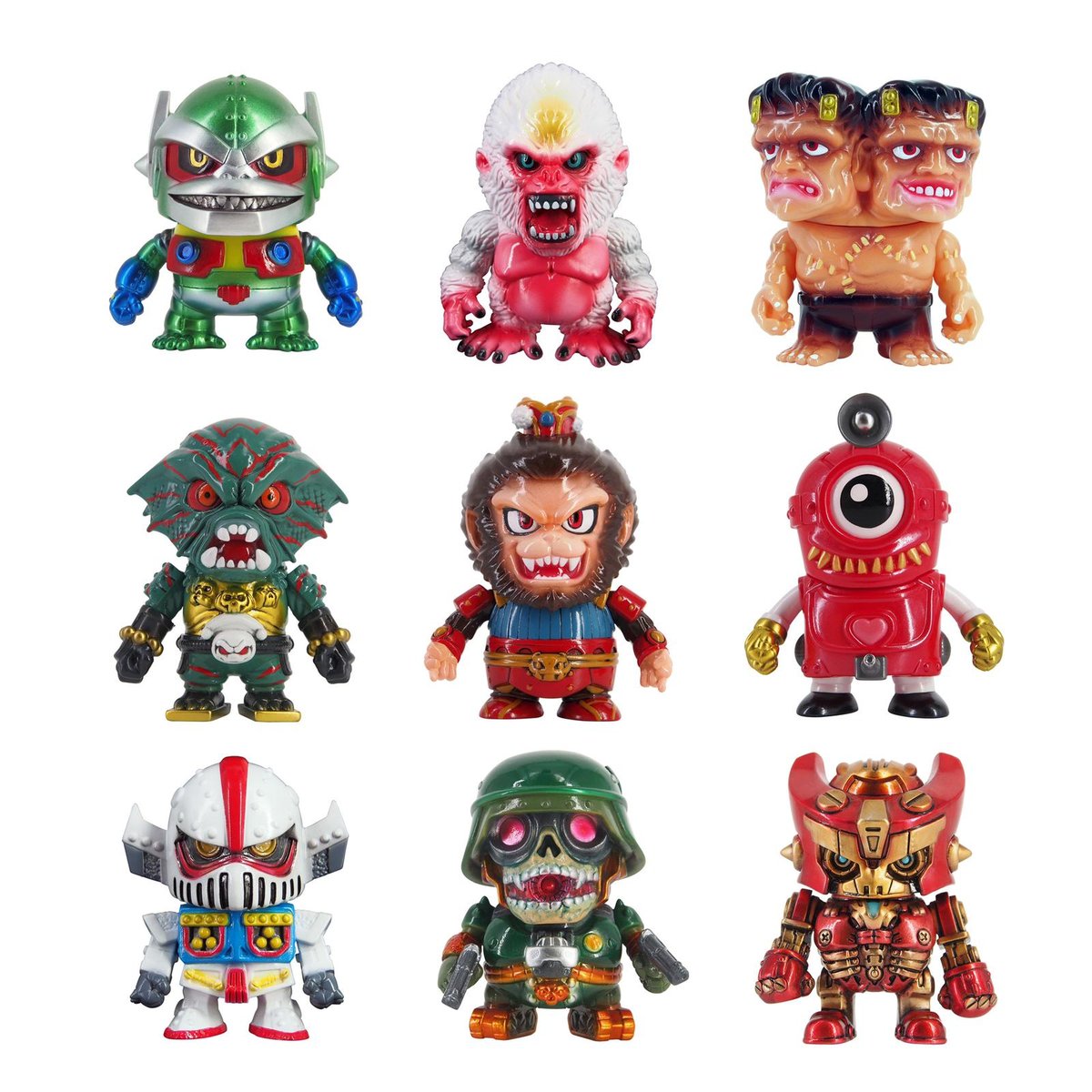 UN BOX ソフビizmonster kaiju tan zollmen UN BOX ソフビizmonster kaiju tan zollmen