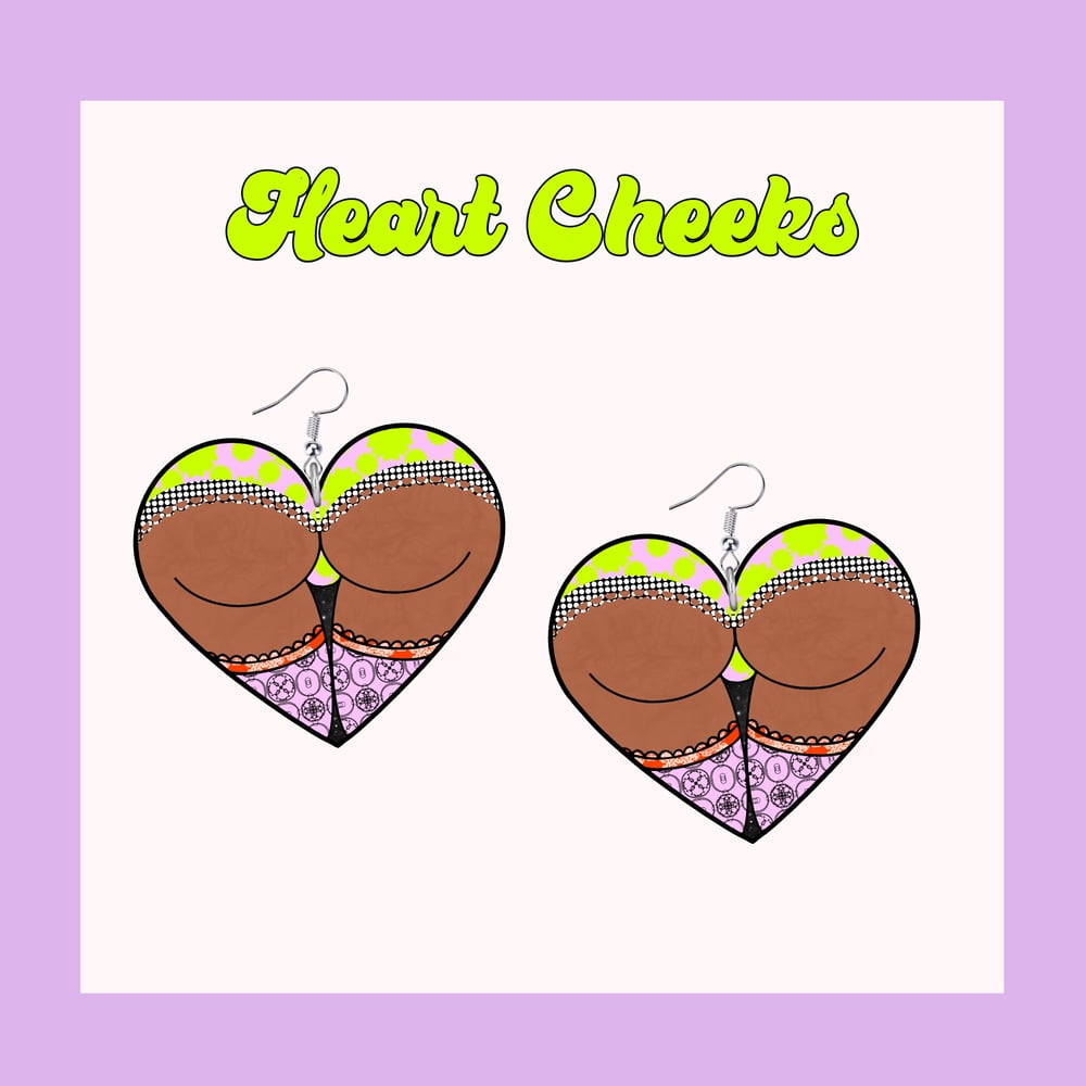 Image of Heart Cheeks earrings