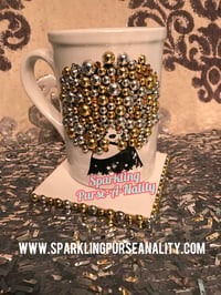 “Sparkling” Jazzy Fashionista Mug & Coaster Set