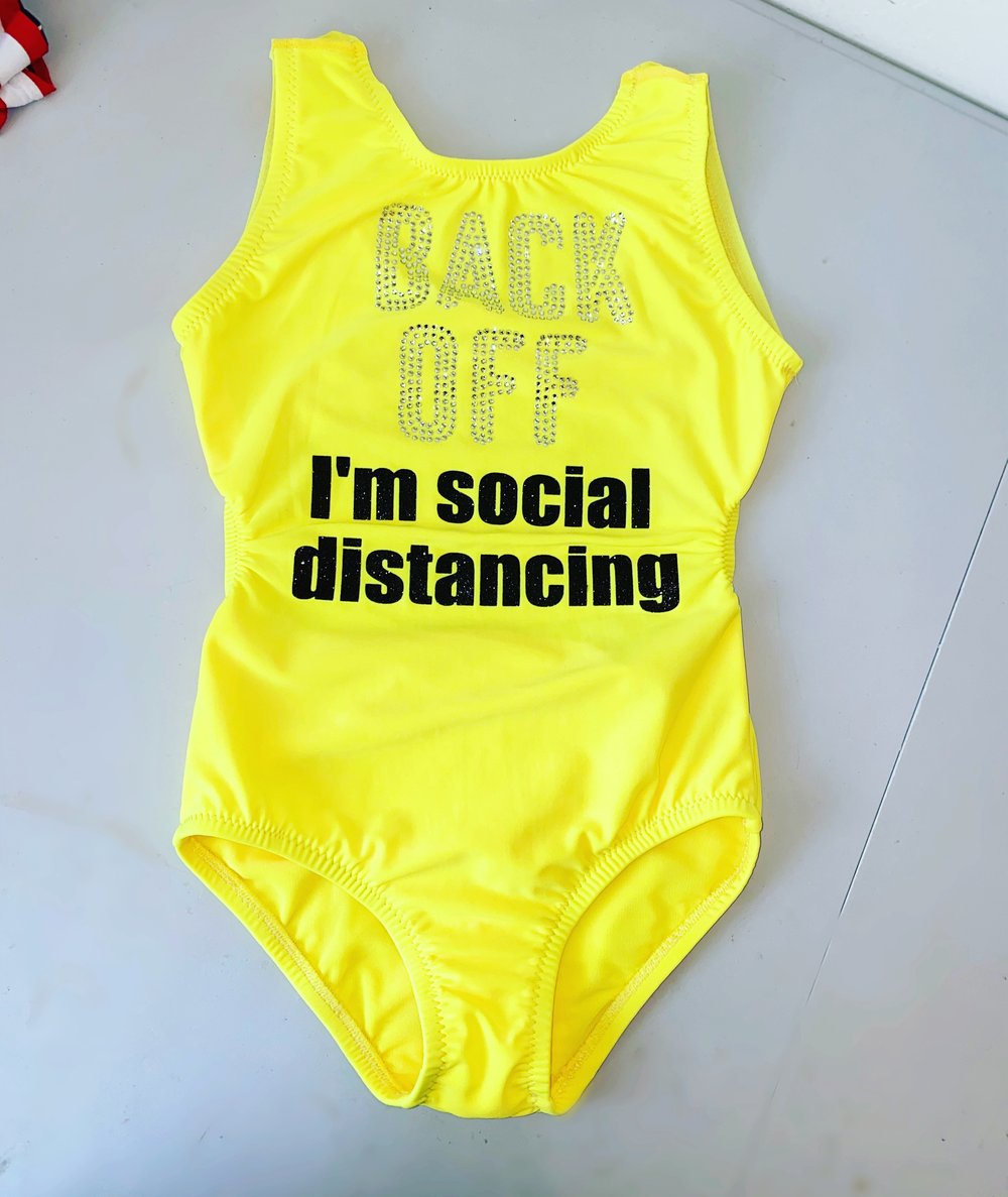 Image of Social distancing leotard