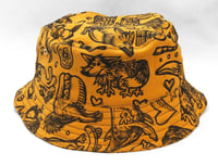 Image 2 of Doodle Block Bucket Hats