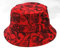 Image 1 of Doodle Block Bucket Hats