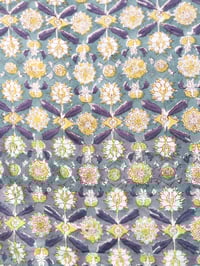 Image 3 of Namaste fabric jaune et bleu