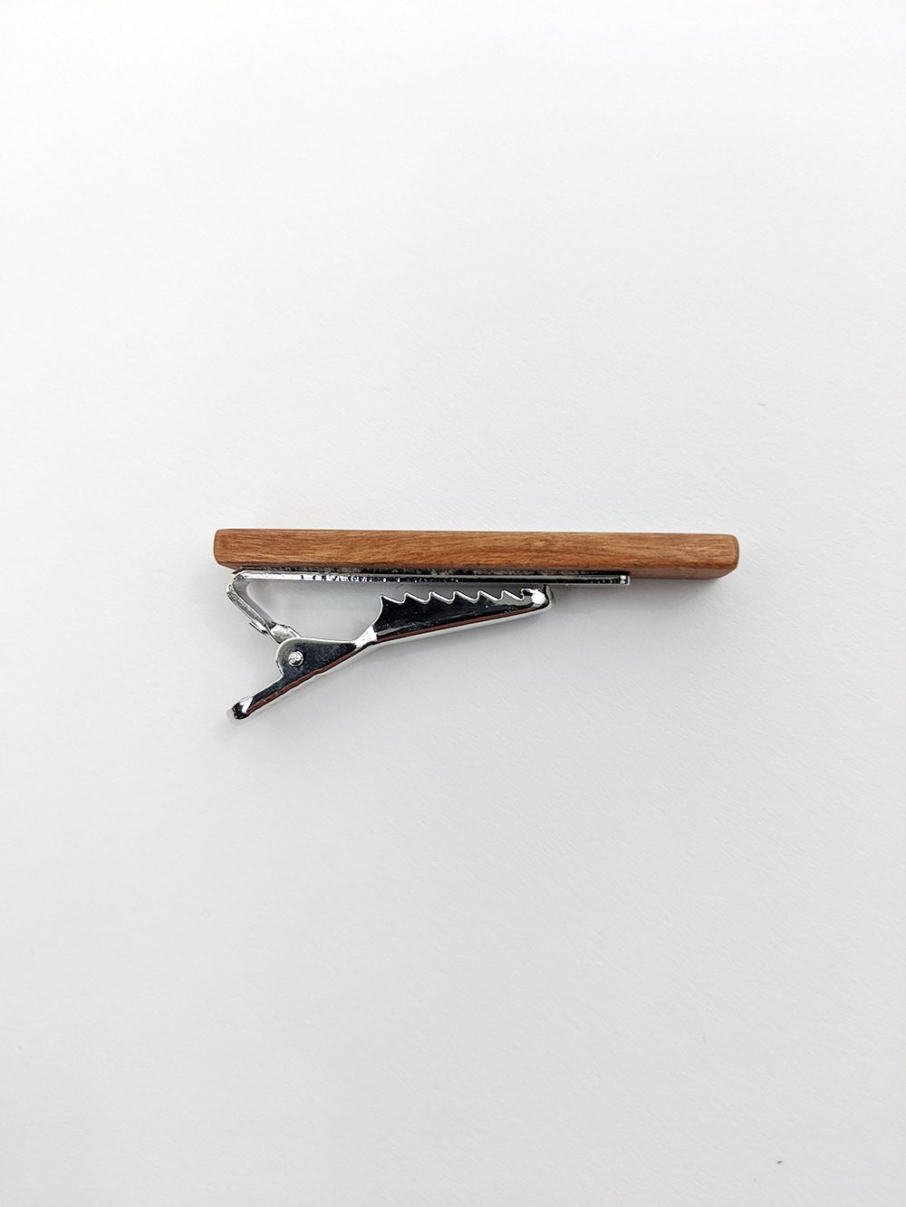 The Silent Pine's Hand Made Wood tie clips