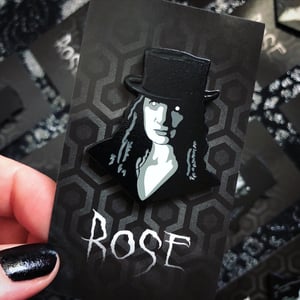 Image of ROSE THE HAT Enamel Pin