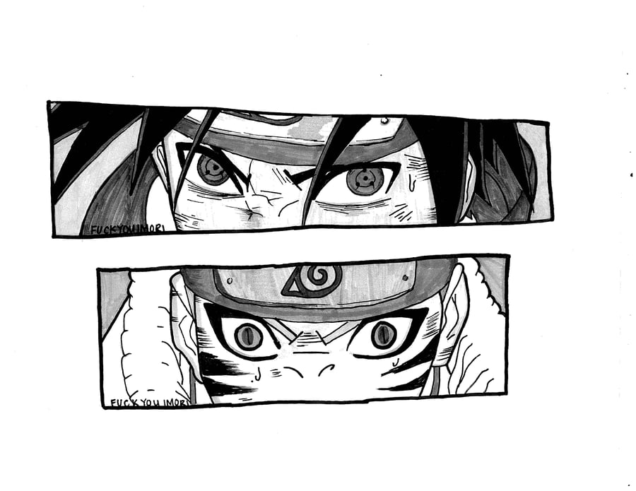 Image of Anime Eyes Print