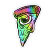 Pizza Holographic Sticker