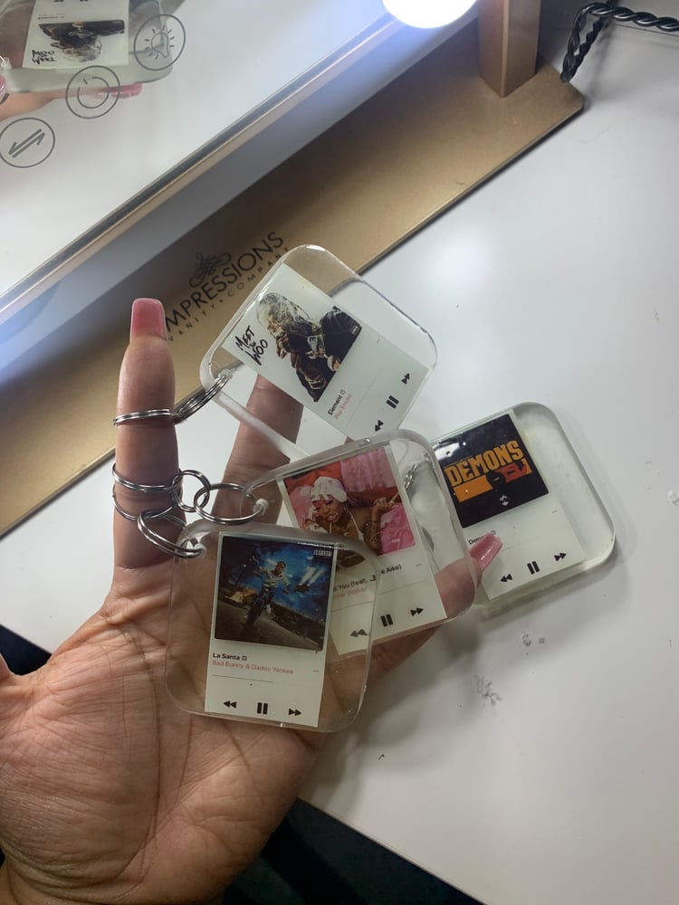 Image of vinyl keychains