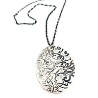 Image 4 of hand engraved Dodinsky quote necklace