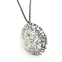 Image 2 of hand engraved Dodinsky quote necklace
