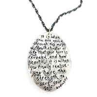 Image 1 of Dodinsky quote necklace