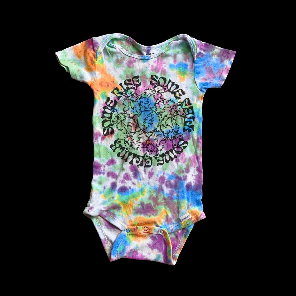 Image of TIE-DYED TERRAPIN OWSLEY STEALIE Bootleg Onesie