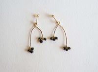 Image 1 of Branch tourmaline earrings