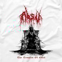 Image 2 of ABSU - THE TEMPLES OF OFFAL II (RED & BLACK PRINT)