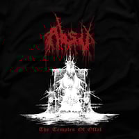 Image 2 of ABSU - THE TEMPLES OF OFFAL II (RED & WHITE PRINT)