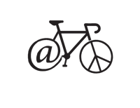 At Peace Bicycle Sticker