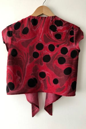 Image of Tulip Tie Blouse - Mauve