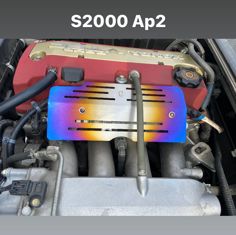 Honda S2000 Titanium fuel rail cover