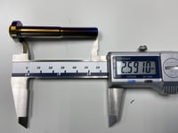 Image 3 of Titanium M10  strut bar and roll bar bolt kit