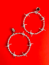 Image 1 of CUSTOM STRETCHER BARBED WIRE HOOPS