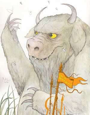Image of set of 3-  WHERE THE WILD THINGS ARE