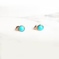Image 2 of Art Deco Turquoise Earring