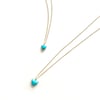  Mini Sleeping Beauty Turquoise Heart Necklace 