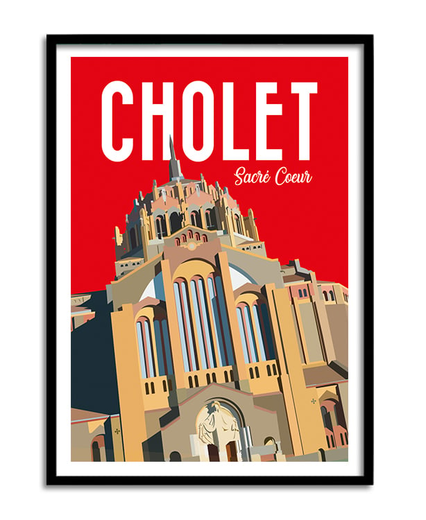 Image of Cholet Sacré Cœur 400 x 300 mm